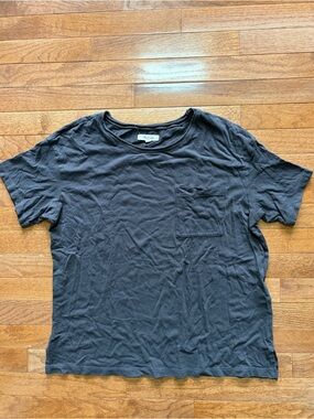 Madewell Dark Gray Short-Sleeve Pocket Tee